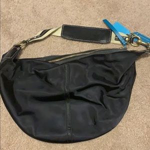 Plain Jet Balck Vintage Coach Purse
